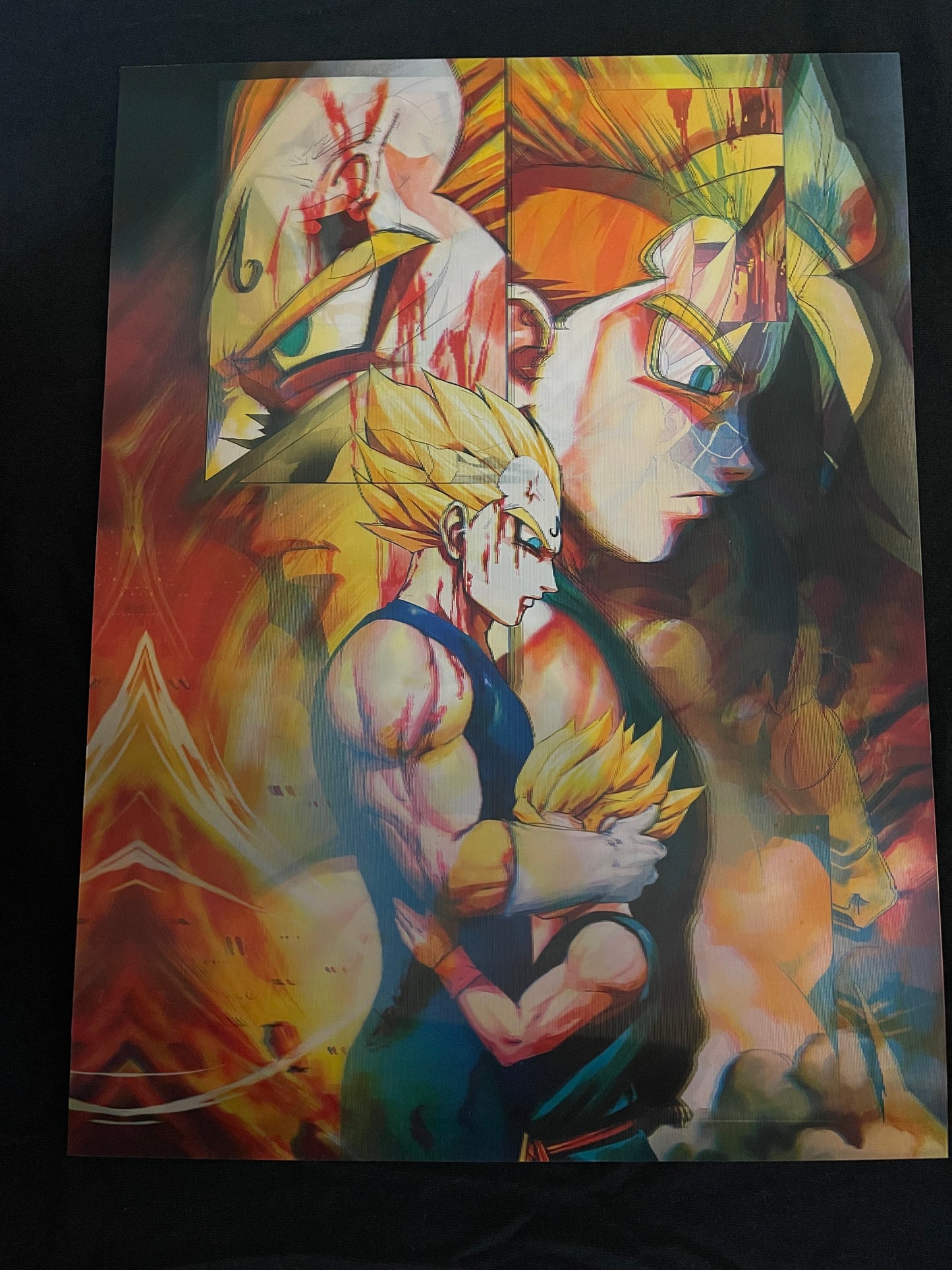 3D Poster Lenticular Effect: Dragon Ball Z: Vegeta & Trunks