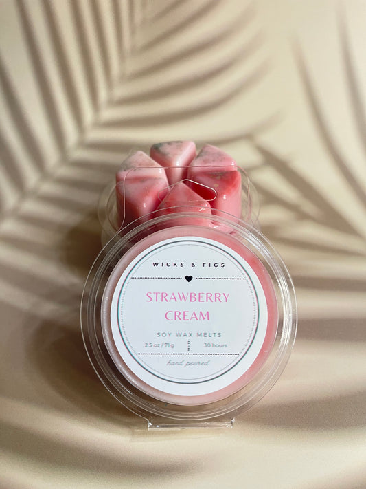 Strawberry & Cream Wax Tart