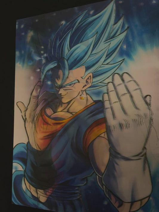 3D Poster Lenticular Effect: Dragon Ball Z- Gogeta & Vegito