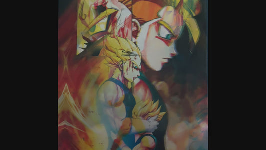 3D Poster Lenticular Effect: Dragon Ball Z: Vegeta & Trunks